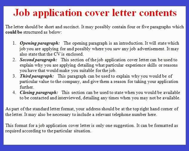 what is a cover letter for a job template