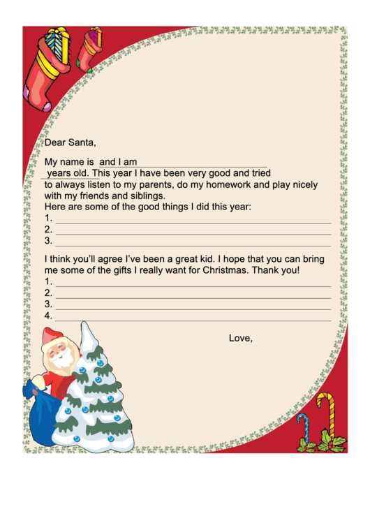 letter from santa naughty list template