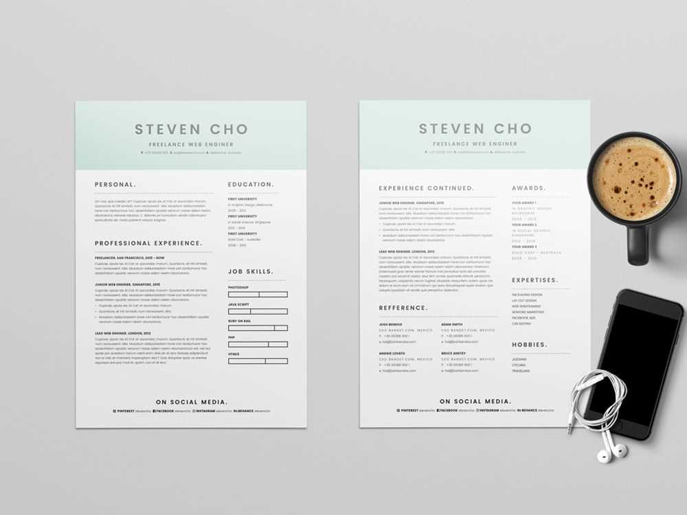 indesign cover letter template