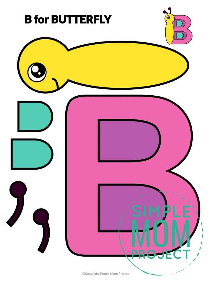 letter b craft template