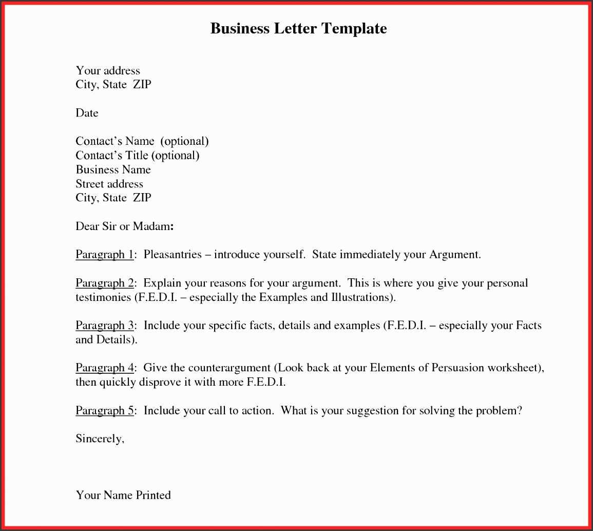 bad news business letter template