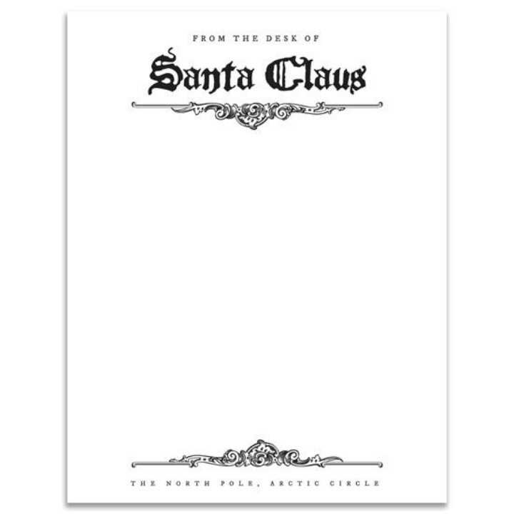 free letter from santa template to download