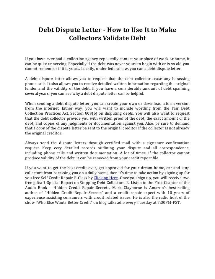 business debt collection letter template