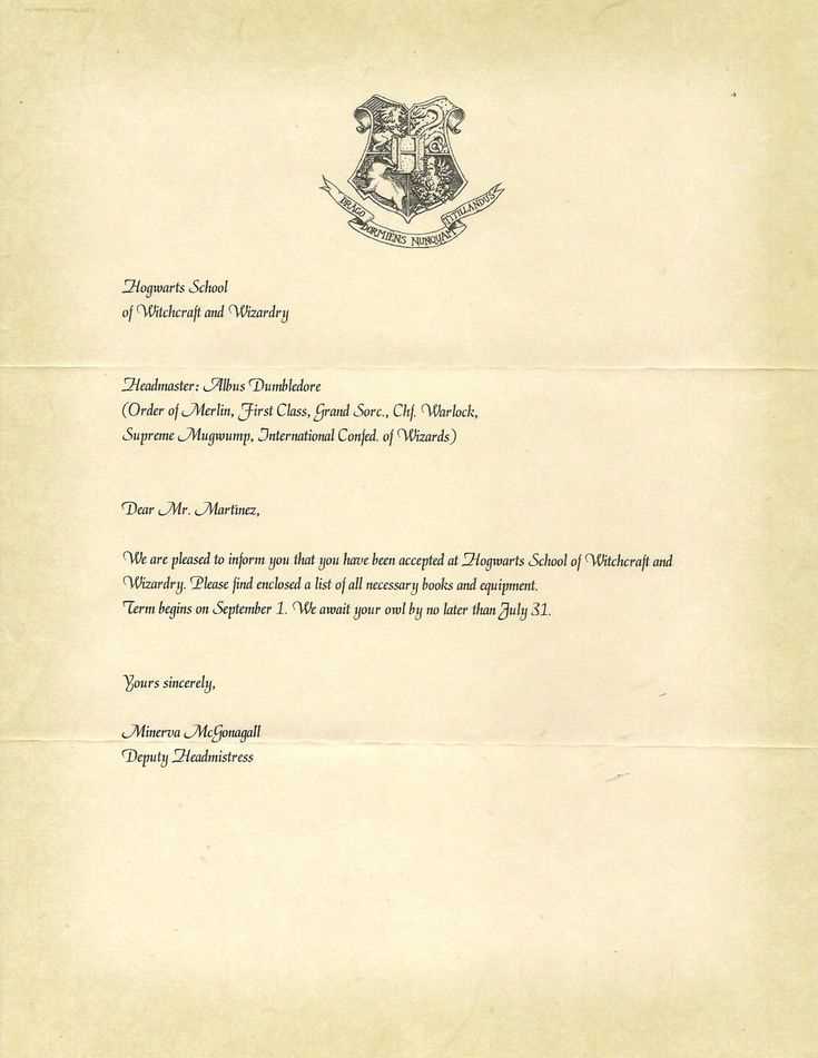 hogwarts acceptance letter template