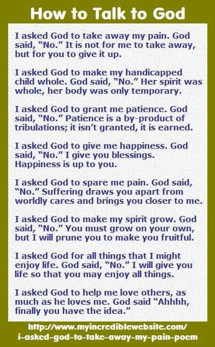 letter to god template