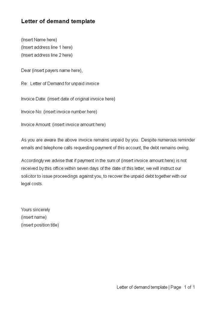 letter of indemnity template free