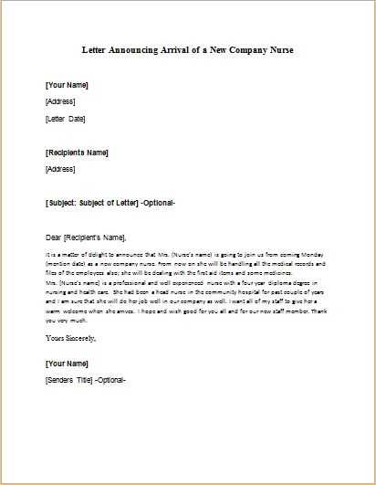 personal loan letter template