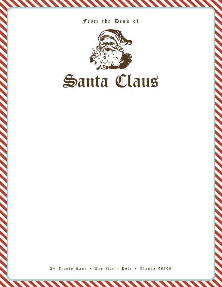 a letter from santa template