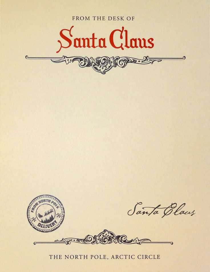 template letter from santa claus