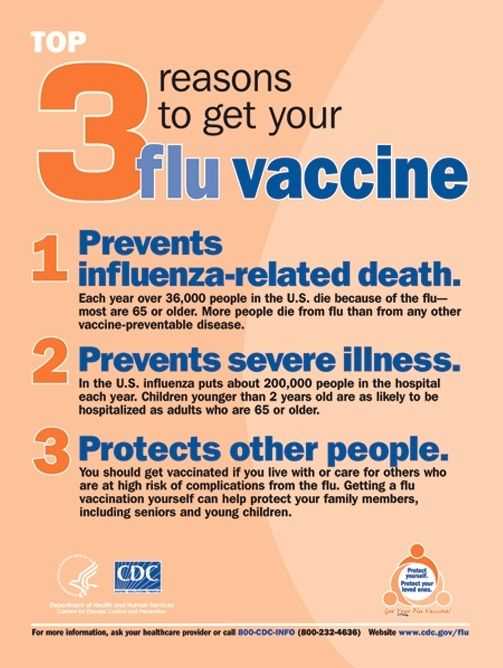 flu vaccine letter template