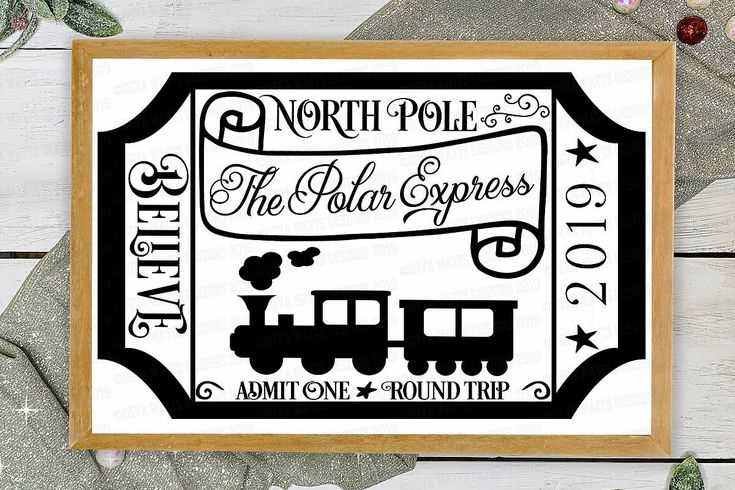 polar express letter template