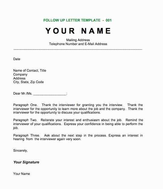 free thank you letter template