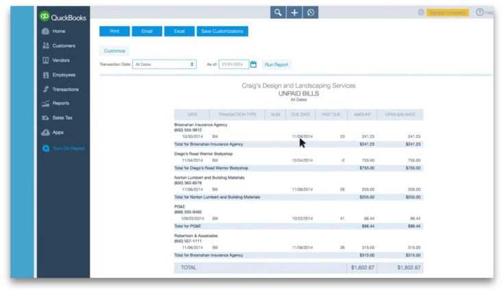 quickbooks letter templates
