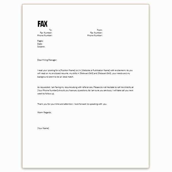 microsoft free cover letter templates