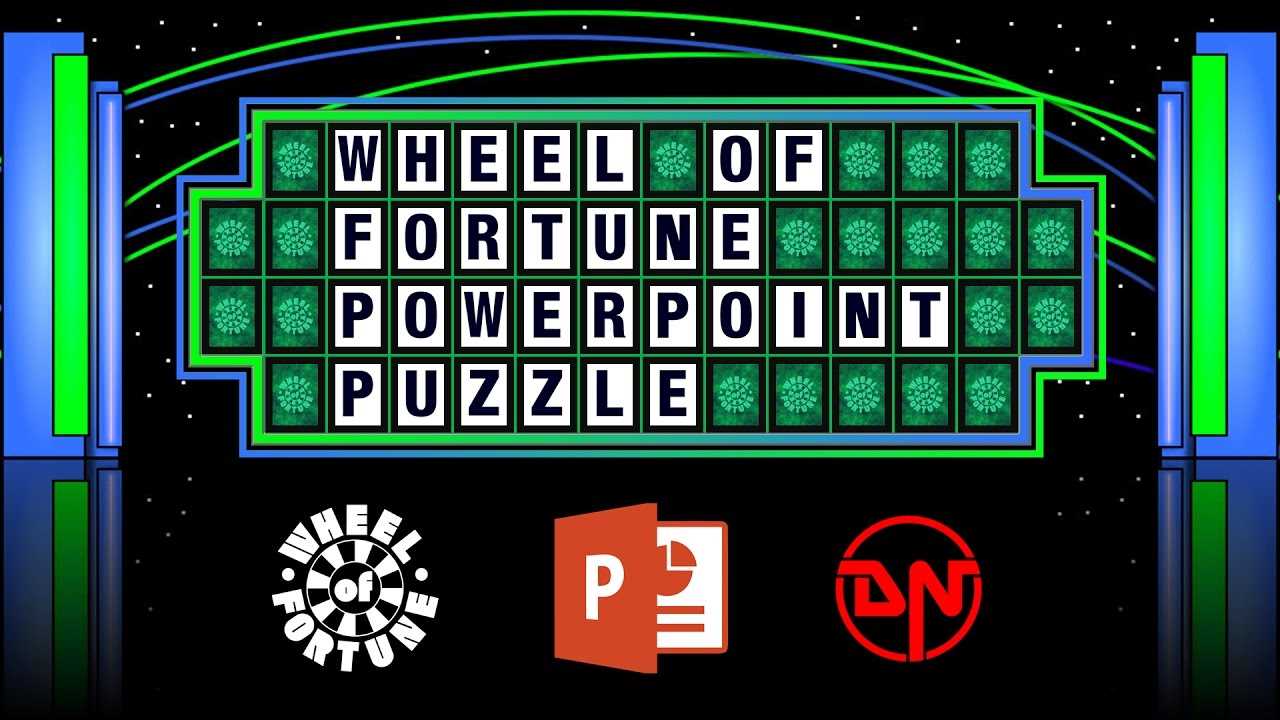 wheel of fortune letter board template