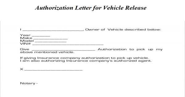 letter of authorization with notary template