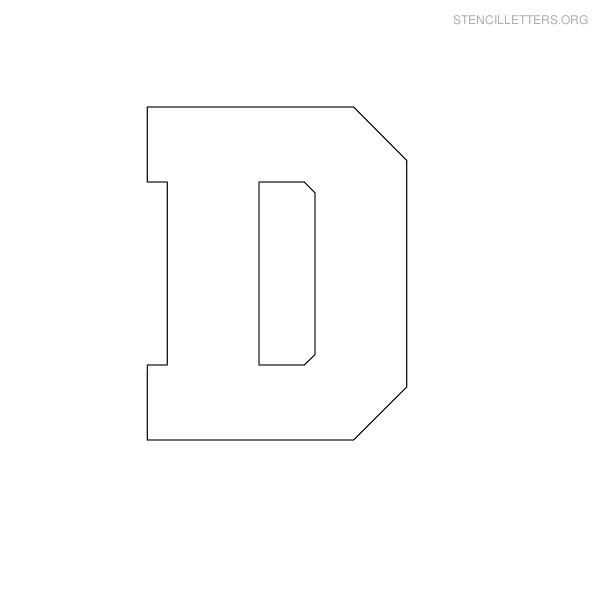 3d letter template printable