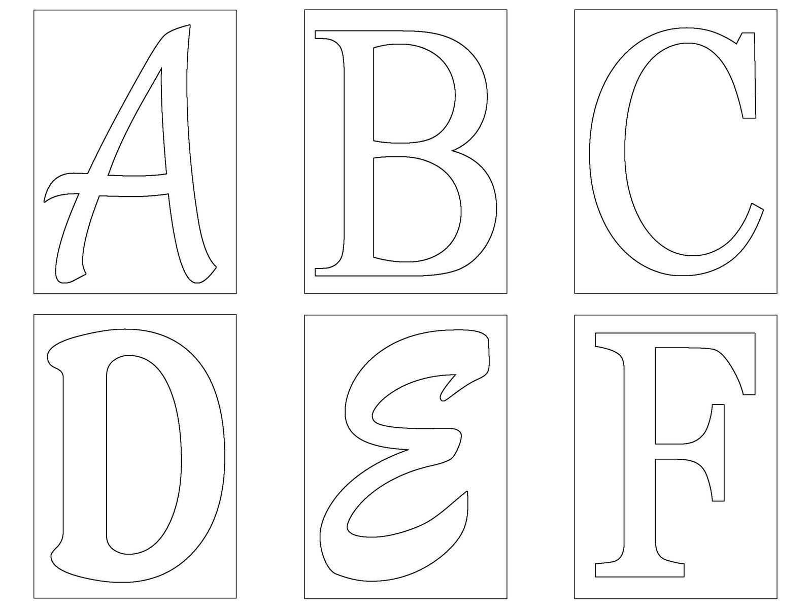 4 letter templates