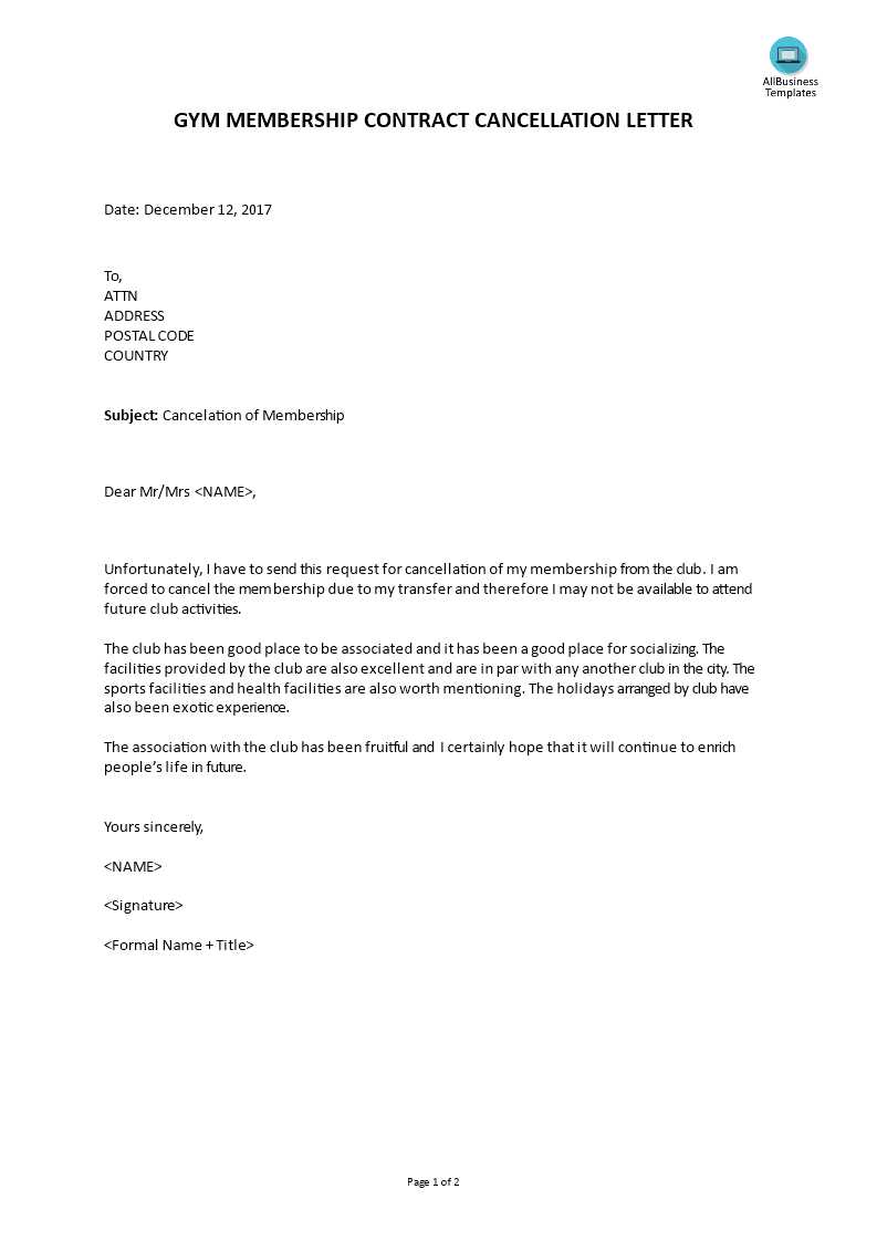 adt cancellation letter template