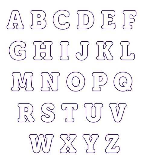 alphabet letter templates free printable