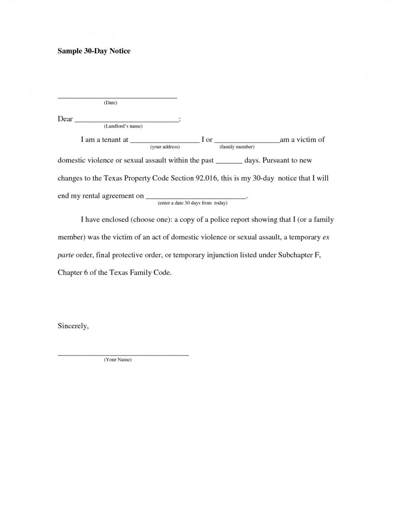 apartment move out letter template