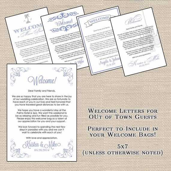 apartment welcome letter template