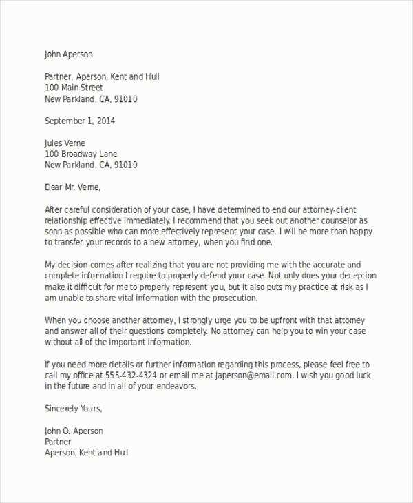 attorney client letter template