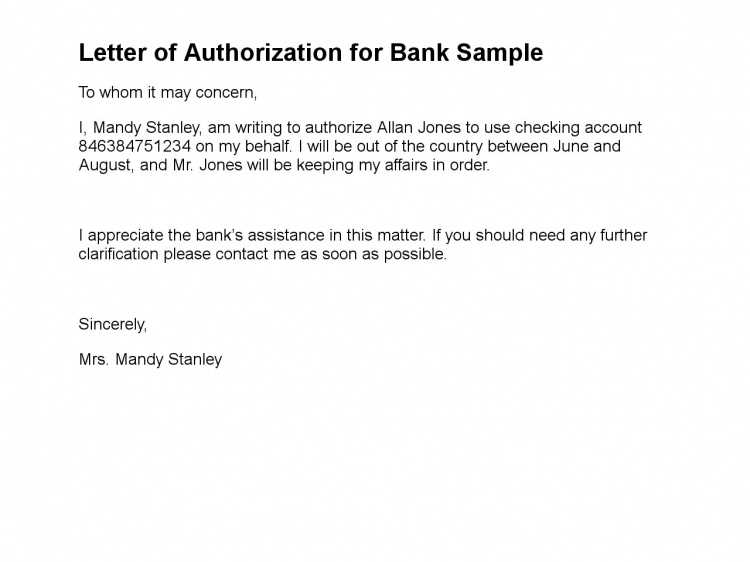 authorization letter templates