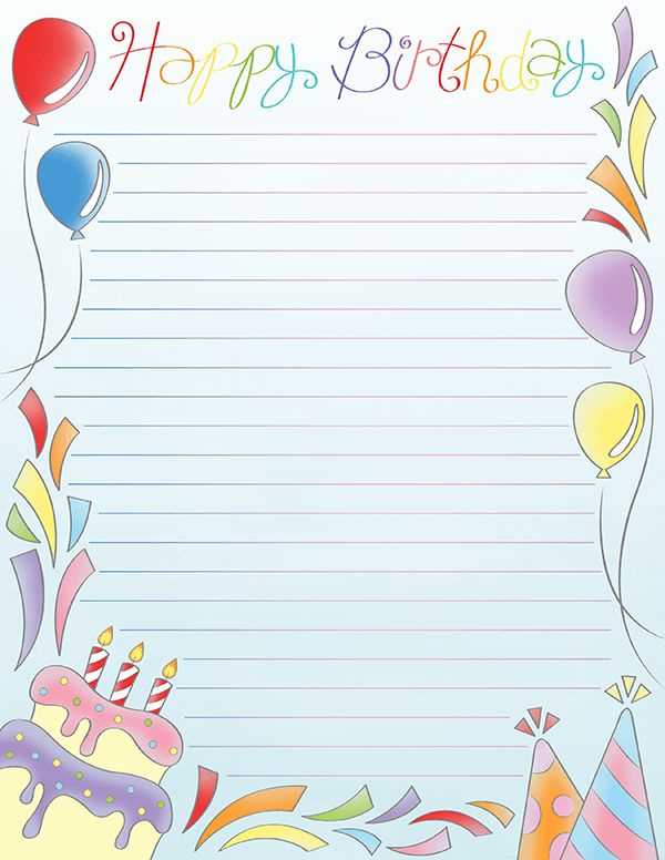 birthday letter template