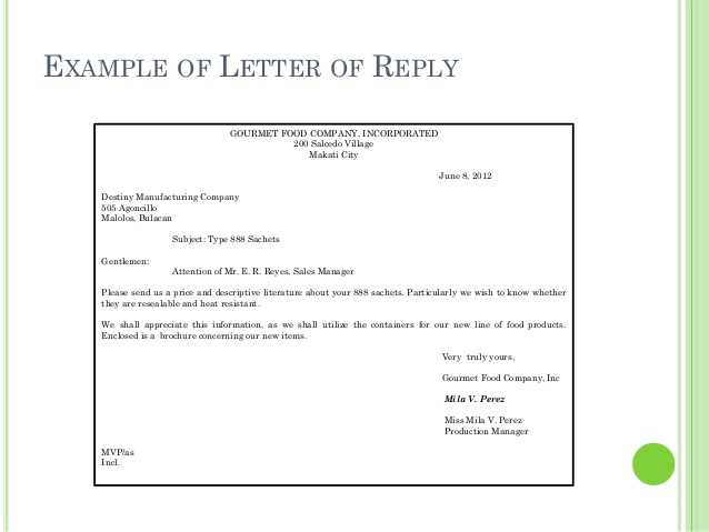 business inquiry letter template