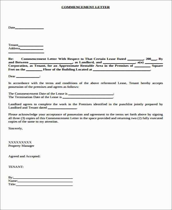 business ownership letter template