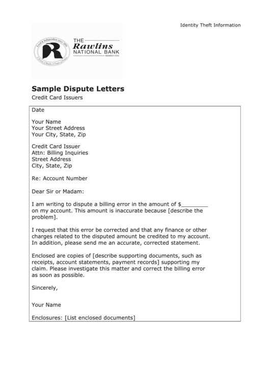 cancel credit card letter template