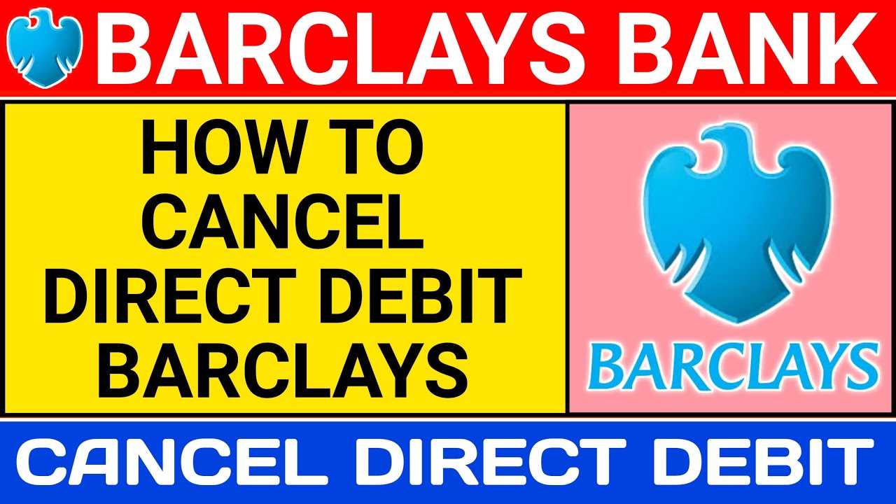 cancel direct debit letter template