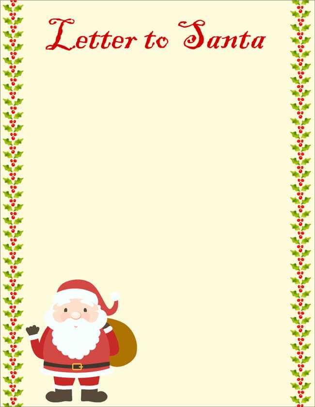 christmas letter template download