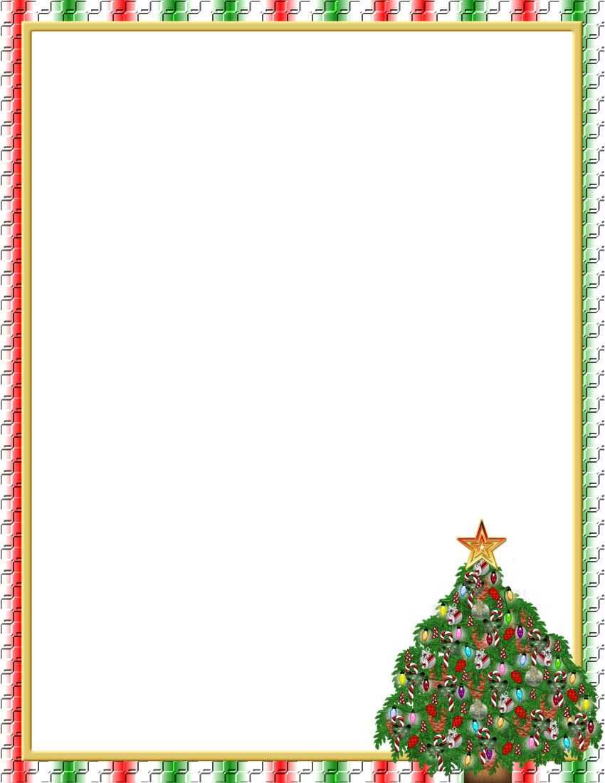 christmas letter template for word