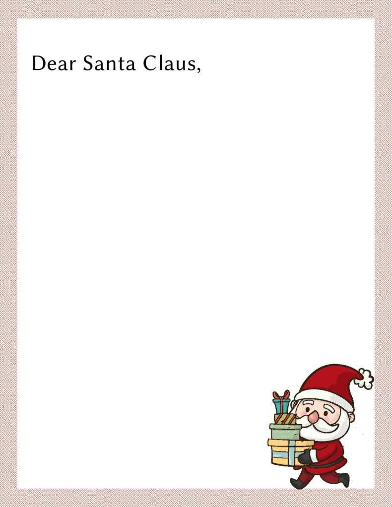 christmas letter template google docs