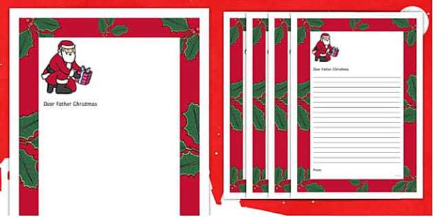 christmas letter template mac