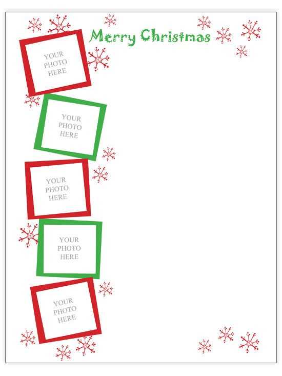 christmas letter template pdf