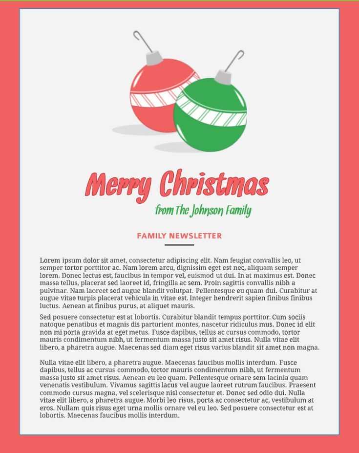 christmas letter to employees templates