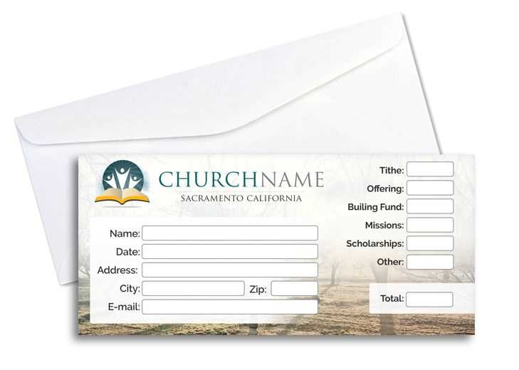 church tithe letter template