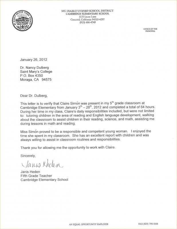 college rec letter template
