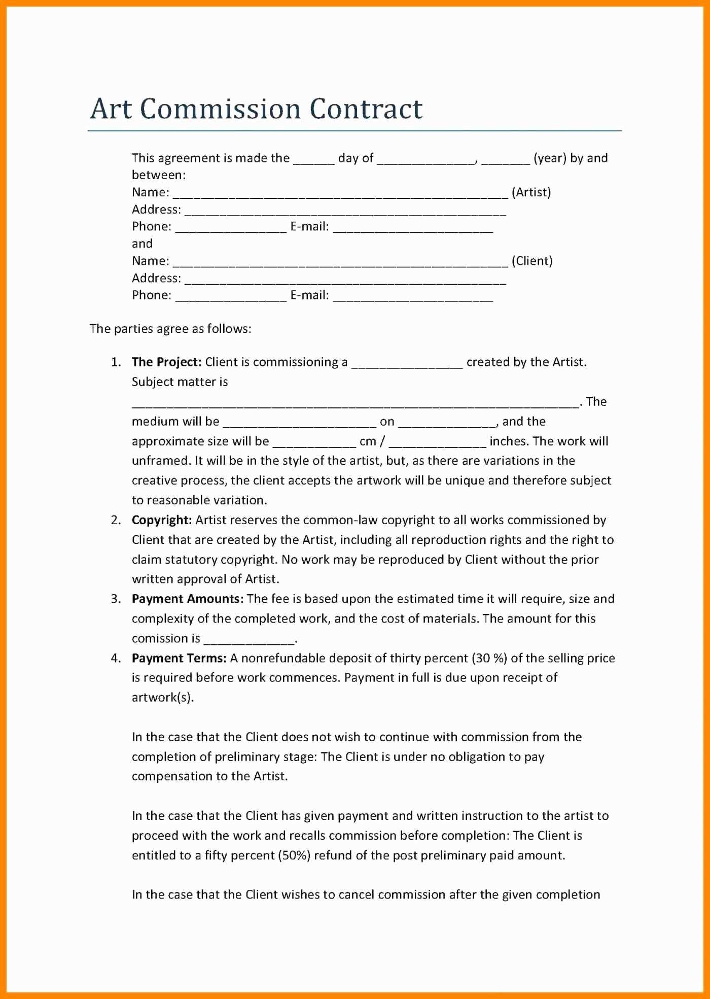 commission payment letter template