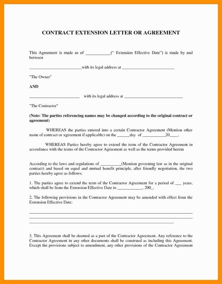 contract negotiation letter template