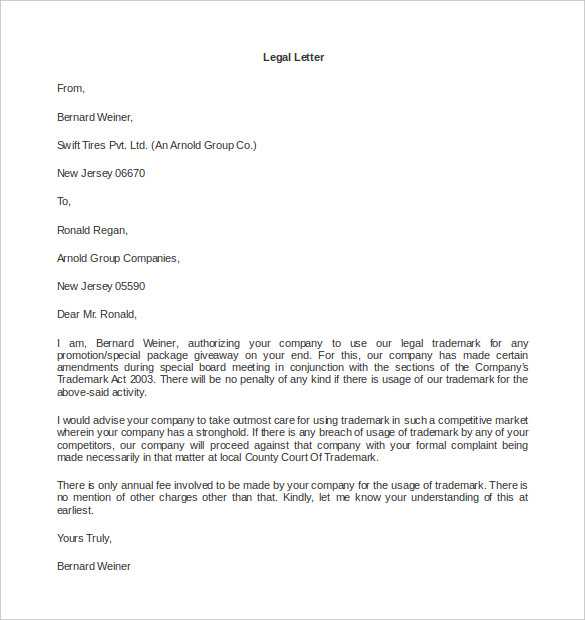 court summons response letter template