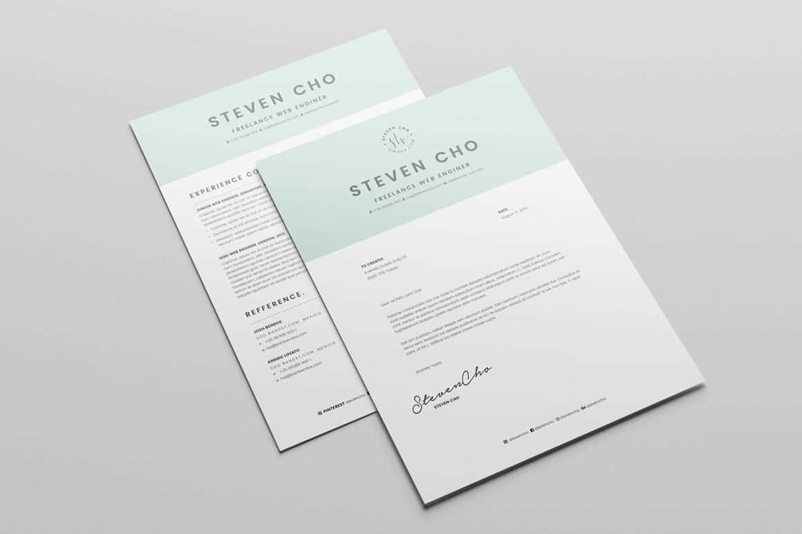 cover letter design template free