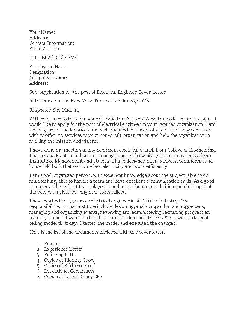 cover letter for apprenticeship template