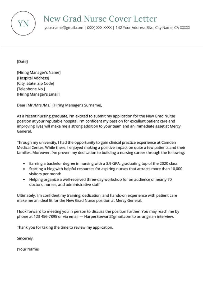 cover letter template nurse practitioner