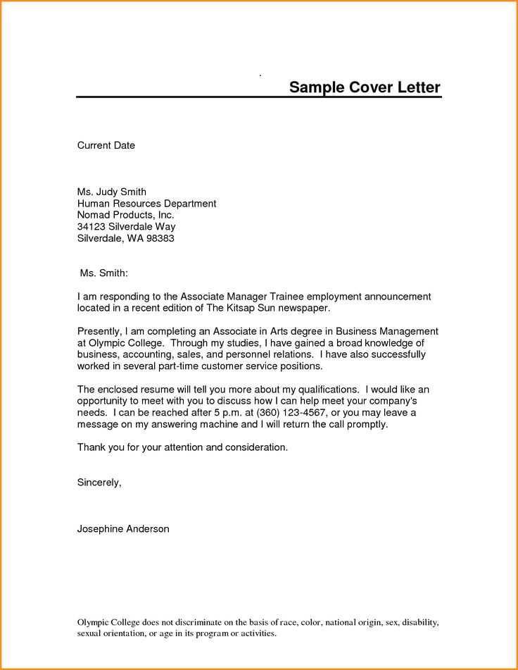 cover letter template word for resume