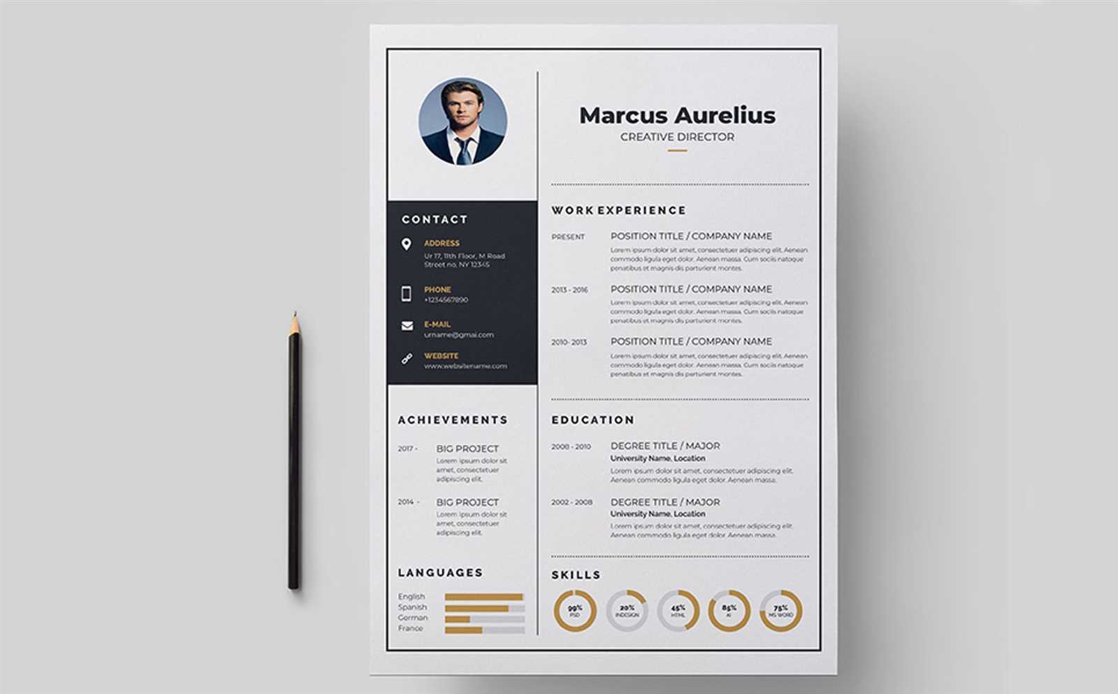 creative resume and cover letter templates