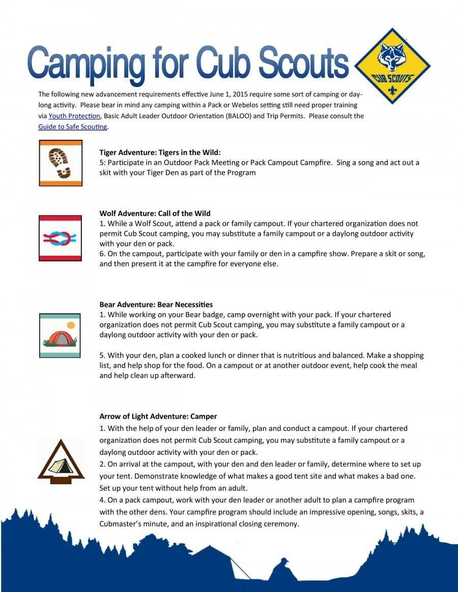 cub scout donation letter template